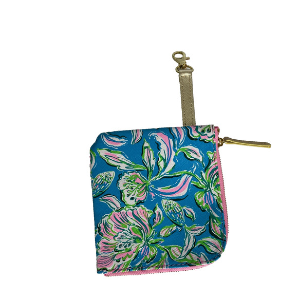 Lilly Pulitzer Tech Pouch 2 Piece Set Cumulus Blue Chick Magnet Print NEW - Picture 7 of 7